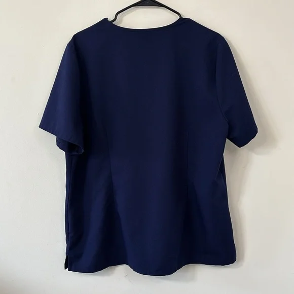 FIGS Casma Three-Pocket Scrub Top Navy Size XXL - Picture 6 of 9